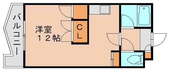 貝塚駅 徒歩10分 1階の物件間取画像